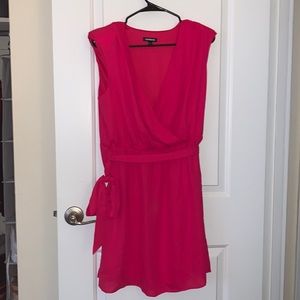 express pink dress.